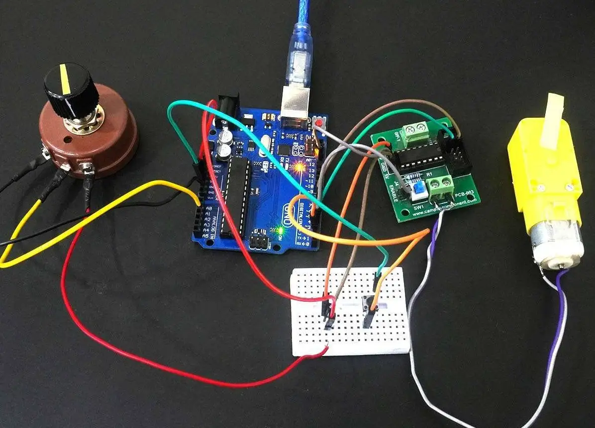 How to use Arduino to control a motor?